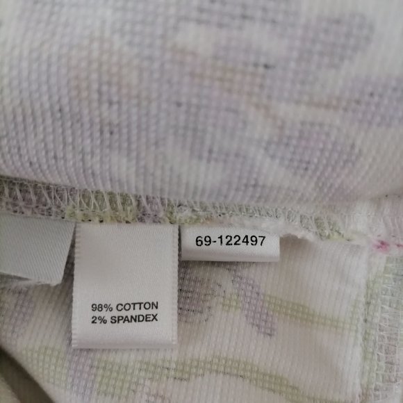 Ann Taylor Loft Petites Women's FLoral White Multi Pants Size 10P - Picture 6 of 6